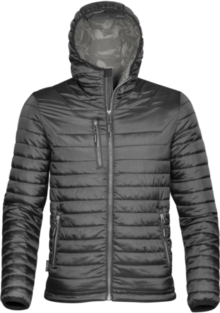 HOODED QUILTED DOWN JACKET