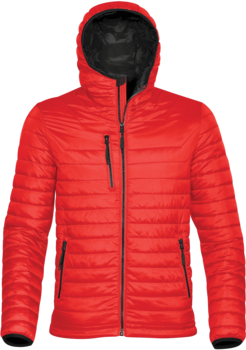 HOODED QUILTED DOWN JACKET