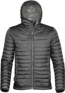 HOODED QUILTED DOWN JACKET