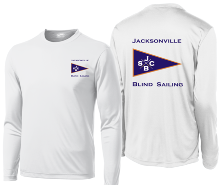 JACKSONVILLE BLIND SAILING L/S UV +50 CREW DRY SHIRT