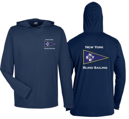 NEW YORK BLIND SAILING UV PERFORMANCE DRY HOODIE