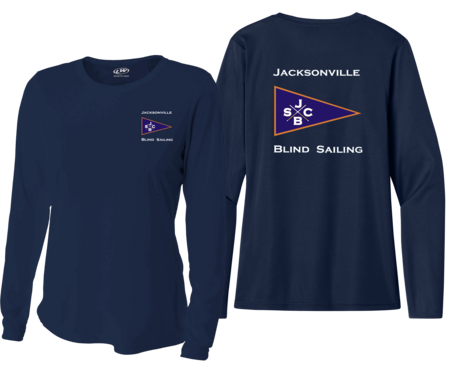 WOMEN'S JACKSONVILLE BLIND SAILING L/S UV +50 CREW DRY SHIRT