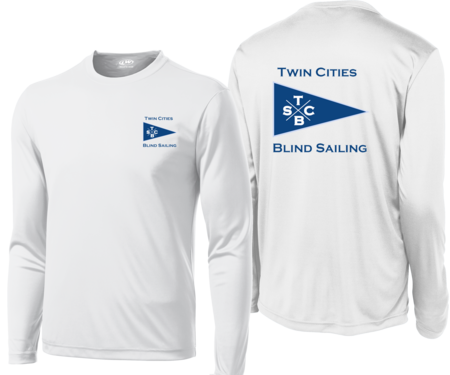 TWIN CITIES BLIND SAILING L/S UV +50 CREW DRY SHIRT