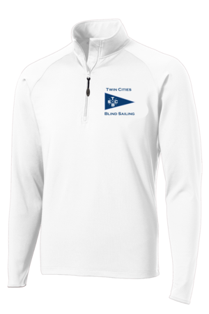 TWIN CITIES BLIND SAILING 1/4 ZIP STRETCH MIDLAYER