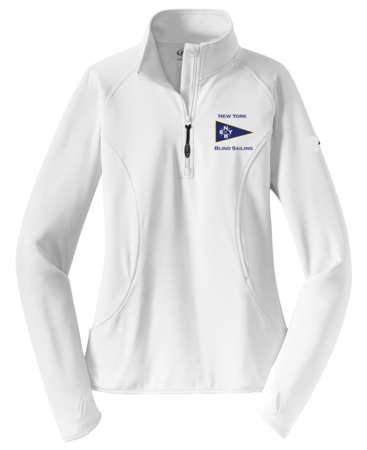 WOMEN'S NEW YORK BLIND SAILING 1/4 ZIP STRETCH MIDLAYER