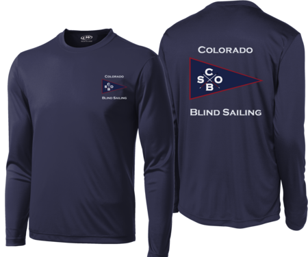 COLORADO BLIND SAILING L/S UV +50 CREW DRY SHIRT