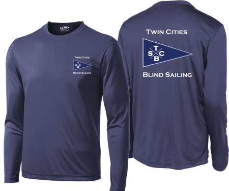 TWIN CITIES BLIND SAILING L/S UV +50 CREW DRY SHIRT