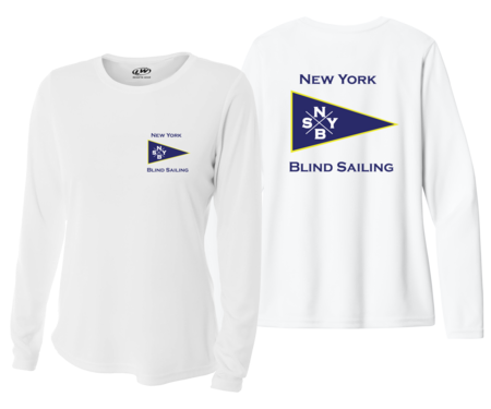 WOMEN'S NEW YORK BLIND SAILING L/S UV +50 CREW DRY SHIRT