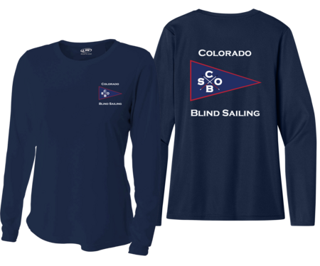 WOMEN'S COLORADO BLIND SAILING L/S UV +50 CREW DRY SHIRT