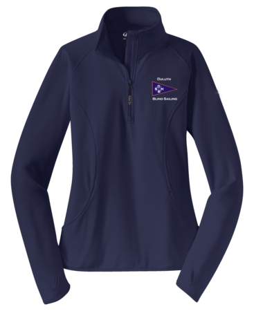WOMEN'S DULUTH BLIND SAILING 1/4 ZIP STRETCH MIDLAYER