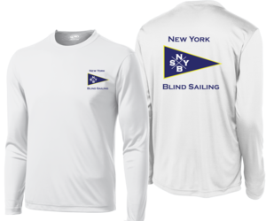 NEW YORK BLIND SAILING L/S UV +50 CREW DRY SHIRT