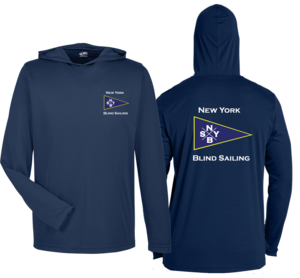 NEW YORK BLIND SAILING UV PERFORMANCE DRY HOODIE