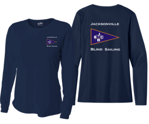 WOMEN'S JACKSONVILLE BLIND SAILING L/S UV +50 CREW DRY SHIRT