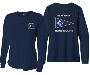 WOMEN'S NEW YORK BLIND SAILING L/S UV +50 CREW DRY SHIRT