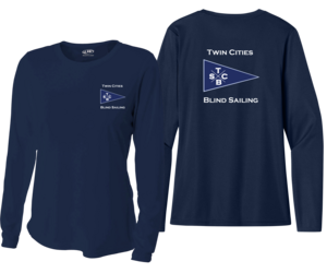 WOMEN'S TWIN CITIES BLIND SAILING L/S UV +50 CREW DRY SHIRT