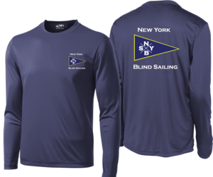 NEW YORK BLIND SAILING L/S UV +50 CREW DRY SHIRT