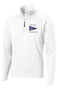 NEW YORK BLIND SAILING 1/4 ZIP STRETCH MIDLAYER