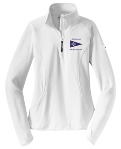 WOMEN'S COLORADO BLIND SAILING 1/4 ZIP STRETCH MIDLAYER