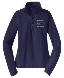WOMEN'S COLORADO BLIND SAILING 1/4 ZIP STRETCH MIDLAYER