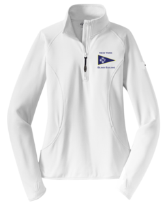 WOMEN'S NEW YORK BLIND SAILING 1/4 ZIP STRETCH MIDLAYER