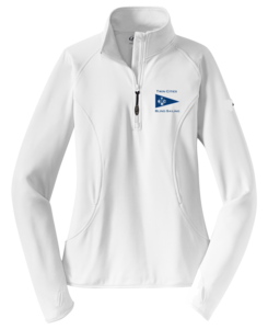 WOMEN'S TWIN CITIES BLIND SAILING 1/4 ZIP STRETCH MIDLAYER
