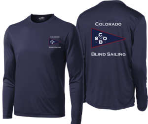 COLORADO BLIND SAILING L/S UV +50 CREW DRY SHIRT