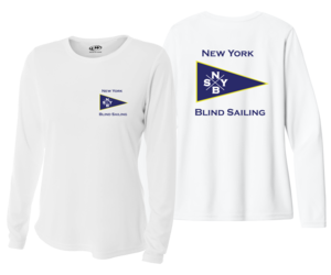 WOMEN'S NEW YORK BLIND SAILING L/S UV +50 CREW DRY SHIRT