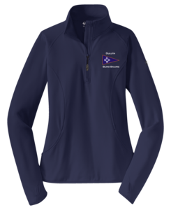 WOMEN'S DULUTH BLIND SAILING 1/4 ZIP STRETCH MIDLAYER