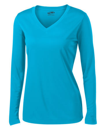 L/S V-NECK DRY PERFORMANCE TOP