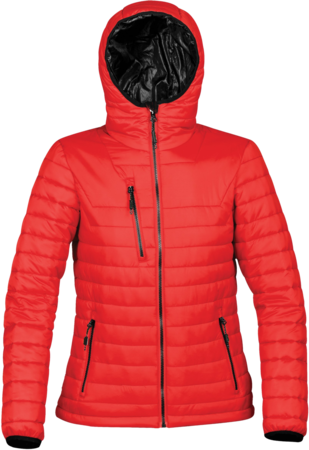 20001W HOODED QUILTED DOWN JACKET