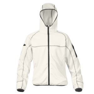 STRETCH FLEECE HOODED JACKET